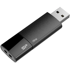 Флешка USB Silicon Power USB 16Gb Ultima U05 SP016Gb,UF2U05V1K USB 2.0, черный