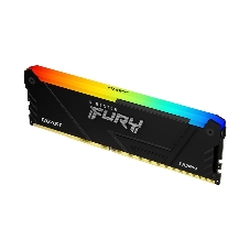 Оперативная память Kingston Fury Beast, DDR4, 16GB (1x16GB), 3200MHz, CL16, DIMM, радиатор, RGB, черный