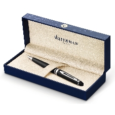 Ручка шариковая Waterman Expert 3 (CWS0951900) Muted Black CT M, синие чернила, подарочная коробка