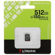 Флеш карта microSDXC 512Gb Kingston SDCS3/512GbSP Canvas Select Plus w/o adapter