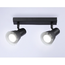 Светильник Ambrella light TA13117/2 BK/WH черный/белый GU10/2 max 12W 350*85*150