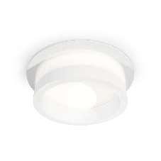 Комплект встраиваемого светильника Ambrella light XC8050015 SWH/FR белый песок/белый матовый GX53 (C8050, N8401)