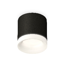 Светильник Ambrella Light XS7402034 SBK/FR черный песок/белый матовый MR16 GU5.3 (C7402, N7165)