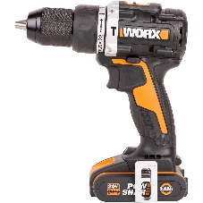 Дрель-шуруповерт Worx WX352, 20 В, 0 Ач, 60 Нм, бесщеточный, ударный
