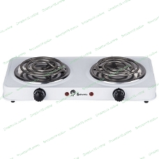 Плита настольная электрическая ВАСИЛИСА ВА-902 спираль двухконфорочная белая (6)