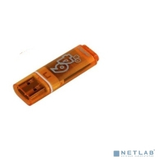 Флешка USB Smartbuy Glossy series Orange (SB64GbGS-Or), 64Gb, USB 2.0, R/W 25/15, оранжевый