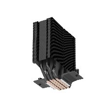 Кулер для процессора SAMA X40 (200W, 4-pin PWM, 133.5mm, 4x6mm, 1x100мм, 50.1CFM, 35.2dBA, 2600RPM, S: 1851/1700/1200/115X, AM5/AM4, черный)