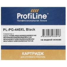 Картридж струйный ProfiLine PL-PG-440XL для принтеров Canon PIXMA MG2140/MG2240/MG3140/MG3240/MG3540/MG3640/MG4140/MG4240/MX374/MX394/MX434/MX454/MX474/MX514/MX524/MX534 с чернилами Black