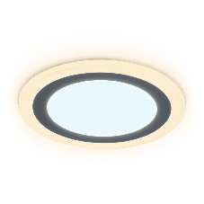 Встраиваемый cветодиодный светильник Ambrella light DCR373 6W+3W 6400K/3000K 85-265V D145*28