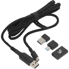 Мышь беспроводная/проводная A4Tech Bloody R72 Pro черный, 26000 dpi, радиоканал, USB/USB-C, кнопки - 7