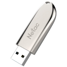 Флешка USB Netac U352 (NT03U352N-032G-20PN), 32Gb, USB 2.0, R/W 50/15, серебристый