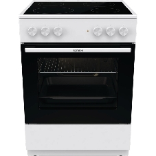 Плита электрическая Gorenje GEC6A11WG белый, конфорок 4 шт, духовка 65 л, 60 см x 85 см x 60 см
