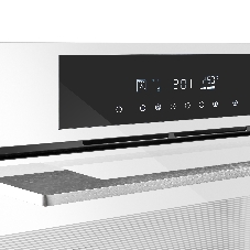 Шкаф духовой электрический Maunfeld AEOD60103W, 60л, дверца с 3 стеклами, белый