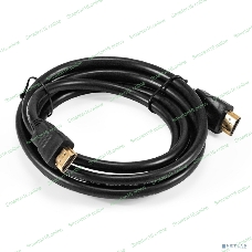 Кабель HDMI ExeGate EX-CC-HDMI2-2.0 (19M/19M, v2.0, 2,0м, 4K UHD, Ethernet, позолоченные контакты)
