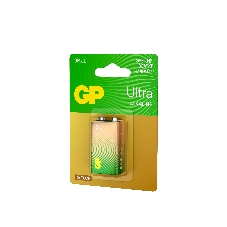 Алкалиновая батарейка GP Ultra Alkaline G-Tech 9V Крона - 1 шт. на блистере