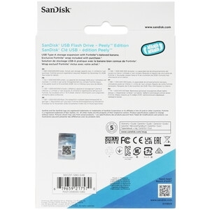 Флешка USB SanDisk Fortnite, Peely Edition 128Gb SDCZIF-128G-G46, USB3.2, желтая