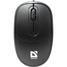 Мышь проводная Defender Datum MS-980 черный, 1000 dpi, USB, кнопки - 3