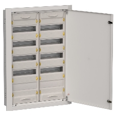 Корпус металлический IEK TITAN 5 ЩРв-120 (2х60) 880х625х130мм IP31 серый (одна дверь)