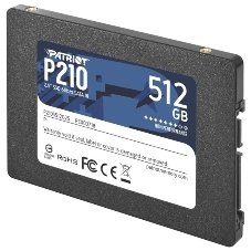 Накопитель SSD Patriot P210, 512Gb, SATA III, 2.5