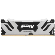 Оперативная память Kingston Fury Renegade, DDR5, 16Gb (1x16Gb), 6400MHz, CL32, DIMM, с радиатором, RGB, серебристый/черный
