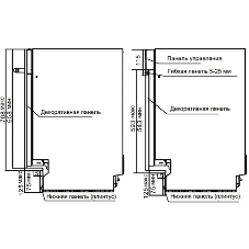 Посудомоечная машина Timberk Set&Dry T-DW45BI103 серебристый (узкая)