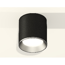 Светильник Ambrella Light XS6302003 SBK/PSL черный песок/серебро полированное MR16 GU5.3 (C6302, N6104)