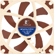 Вентилятор Noctua NF-A12x15 FLX 120x120x15 мм, 950/1400/1850 об/мин, 24 дБА (100099)
