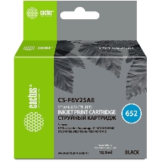 Картридж струйный Cactus CS-F6V25AE 652 черный (480 стр.) (18мл) для HP DeskJet Ink Advantage 1115/2135/3635