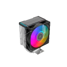 Кулер для процессора SAMA X40L (200W, 4-pin PWM, 133.5мм, 4x6мм, ARGB, 1x100мм, 50.1CFM, 35.2dBA, 2600RPM, S: 1851/1700/1200/115X, AM5/AM4, серебристый)
