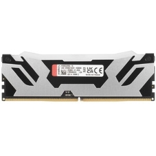 Оперативная память Kingston Fury Renegade, DDR5, 16Gb (1x16Gb), 6400MHz, CL32, DIMM, с радиатором, RGB, серебристый/черный