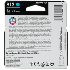 Картридж струйный HP 912 3YL77AE голубой (315стр.) для HP OfficeJet 801x/802x