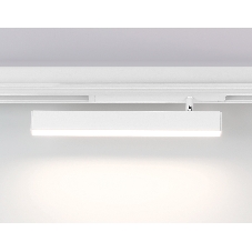 Управляемый светодиодный светильник для шинопровода Magnetic Ambrella light GL1331 WH белый IP20 18W 3000K-6400K 220V 120° 342*25*112 (Без ПДУ)