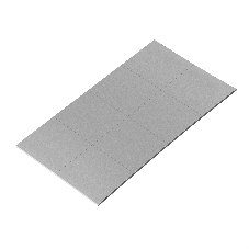 Термопрокладка ExeGate EPG-2WMK (100x100x1.5 mm, 1,7 Вт/ (м•К), теплопроводящая клейкая двухсторонняя, комплект 8шт)