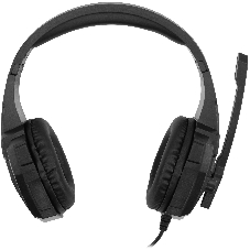 Гарнитура Oklick HS-L355G чёрный, проводная, 3.5 мм, подсветка