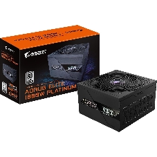 Блок питания GIGABYTE GP-AE1000PM PG5, 1000Вт, 80+ Platinum, 120мм, модульный, черный