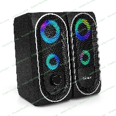 Акустическая система 2.0 ExeGate EX289686RUS Accord 220 (питание USB, 2х3Вт (6Вт RMS), 60-20000Гц, черный, RGb подсветка)