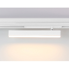 Управляемый светодиодный светильник для шинопровода Magnetic Ambrella light GL1331 WH белый IP20 18W 3000K-6400K 220V 120° 342*25*112 (Без ПДУ)