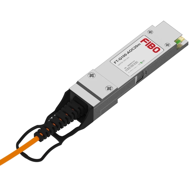 Кабель FT-Q100-AOC20m QSFP28 AOC модуль 100G, оптический кабель, 20 метров