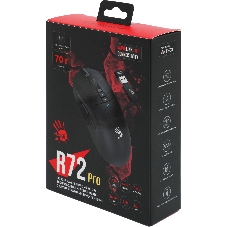 Мышь беспроводная/проводная A4Tech Bloody R72 Pro черный, 26000 dpi, радиоканал, USB/USB-C, кнопки - 7