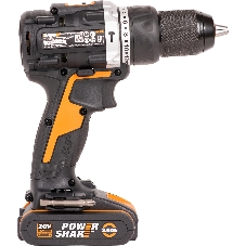 Дрель-шуруповерт Worx WX352, 20 В, 0 Ач, 60 Нм, бесщеточный, ударный