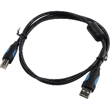Кабель Vention USB 2.0 AM/BM - 1м. черный VAS-A16-B100