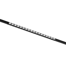 Трековый линейный светильник Ambrella light GL4505 BK черный IP20 18W 3CCT 3000-6000K SMART 48V 24° 328*22*25