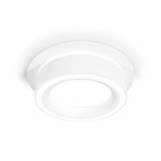 Комплект встраиваемого светильника Ambrella light XC8050018 SWH/FR белый песок/белый матовый GX53 (C8050, N8433)