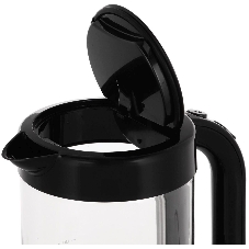 Чайник электрический Bosch TWK70B03 черный, 1.7 л, 2400 Вт, скрытый нагревательный элемент