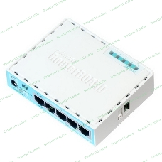 Роутер MikroTik RB750Gr3 hEX (RouterOS L4) with power supply and case 5 port 10/100/1000 гигабитный высокопроизводительный Ethernet