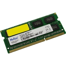 Оперативная память NETAC Basic, DDR3L, 8GB (1x8GB), 1600MHz, CL11, SO-DIMM