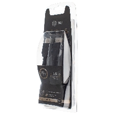 Кабель аудио-видео Cactus CS-HDMI.2-1.5 HDMI (m)/HDMI (m) 1.5м. позолоченные контакты черный