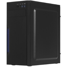 Компьютерный корпус Miditower ExeGate XP-333U Black, ATX, (XP350, Black,120мм), 1*USB/2*USB 3.0, Audio
