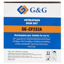 Блок фотобарабана G&G GG-CF232A ч/б:23000стр. для LJ Pro M203d/M118dw/MFP M148dw/M149fdw HP