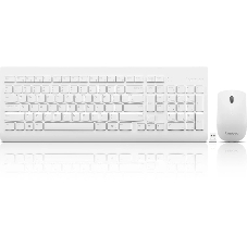 Комплект клавиатура+мышь Lenovo 510 беспроводной, USB, 1200 DPI, белый